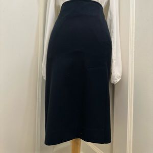 Club Monaco Pleated Navy Skirt